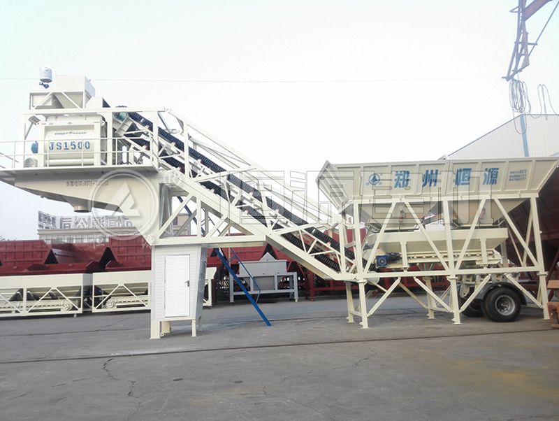 恒源建機(jī)YHZS75型移動式攪拌站 匠心智造 大有可為！
